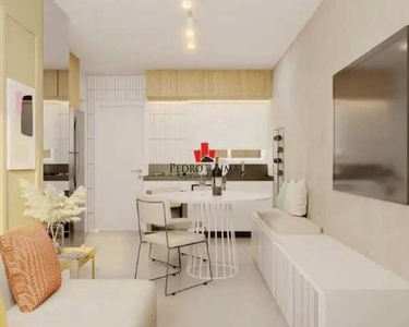 Apartamento Studio no Tatuapé, 2 dormitórios e 1 vaga 35m²