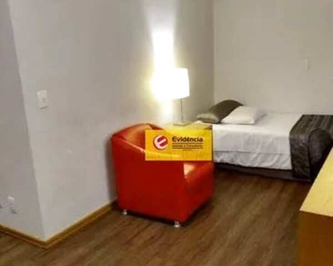 Flat com 1 dormitório para alugar, 44 m² por R$ 2.981,43/mês - Centro - Santo André/SP