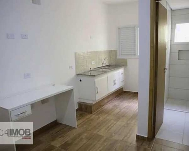 Kitnet com 1 dormitório para alugar, 20 m² por R$ 1.225,00/mês - Bangu - Santo André/SP