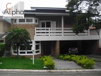 Sobrado com 4 dormitórios, 500 m² - venda por r$ 2.800.000,00 ou aluguel por r$ 16.820,39/mês - alphaville residencial 10 - santana de parnaíba/sp