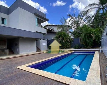 Sobrado com 4 dormitórios para alugar, 390 m² - Condomínio Florais Cuiabá Residencial - Cu