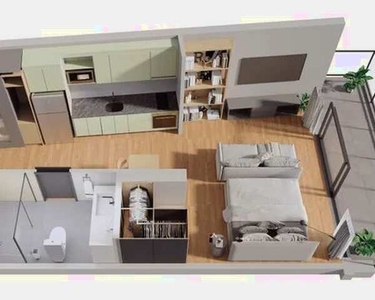 Studio para aluguel possui 44 metros quadrados com 1 quarto em Pinheiros - São Paulo - SP