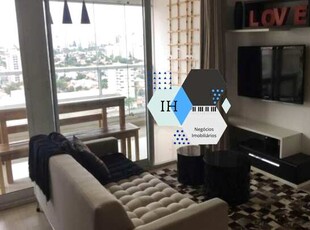 Apartamento à venda no Brooklin Paulista, São Paulo-SP: 1 quarto, 1 sala, 1 banheiro, 1 va