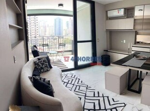 Apartamento com 2 dormitórios para alugar, 61 m² por r$ 6.000,00/mês - mirandópolis - são paulo/sp
