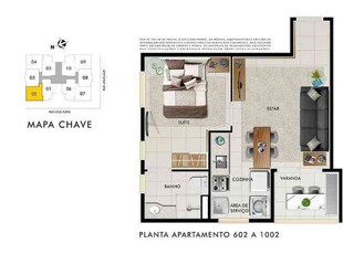 Apartamento com 2 quartos à venda no bairro Barro Preto, 61m²