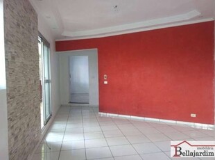 Apartamento com 3 dormitórios para alugar, 80 m² - parque joão ramalho - santo andré/sp