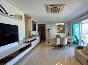 Apartamento com 3 quartos/suítes, mobiliado, vista mar e lazer aluguel por R$ 10.000,00