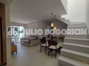 Cobertura com 3 quartos para alugar na rua pedro lago, barra da tijuca, rio de janeiro, 172 m2 por r$ 11.000