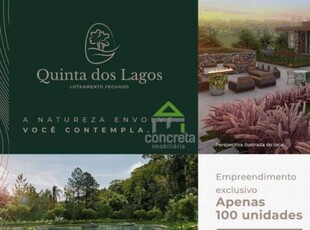 Lançamento terrenos à venda, 500 m² a partir de r$ 507.000 - quinta dos lagos - cotia/sp