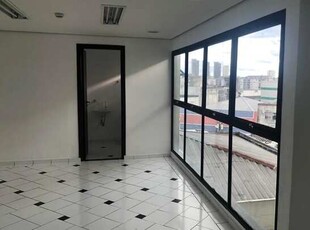 Sala para Locação Santo Amaro, São Paulo - Reformada - 30m², 1 sala, 1 banheiro -Galeria m