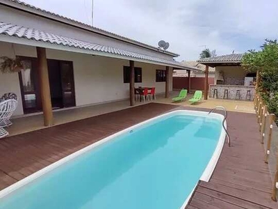 Alugue Anual - Casa em Barra do Jacuípe, 04 suítes, Horto Marina, acesso ao rio