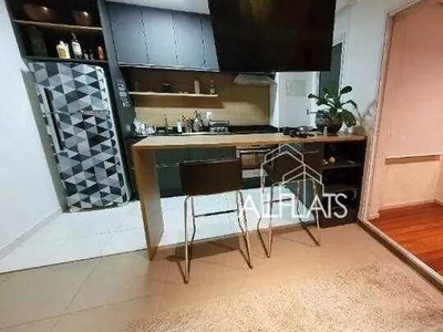 Apartamento com 1 dormitório para alugar, 37 m² por R$ 3.970/mês no Brooklin - São Paulo/S