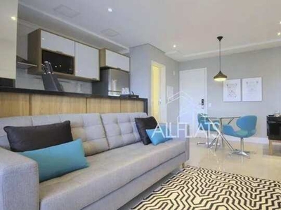 Apartamento com 1 dormitório para alugar, 57 m² por R$ 11.411/mês no Itaim Bibi - São Paul