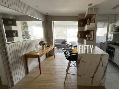 Apartamento com 1 dormitório para alugar, 64 m² por R$ 10.000/mês - Vila Nova Conceição