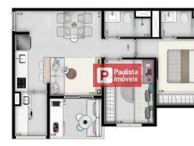 Apartamento Com 2 Dormitórios À Venda, 54 M² Por R$ 530.000,00