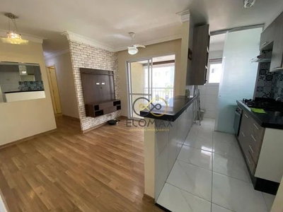 Apartamento com 2 dormitórios para alugar, 50 m² por R$ 2.650,00/mês - Vila Augusta - Guar