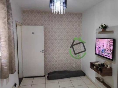 Apartamento com 2 dormitórios para alugar, 52 m² por R$ 1.013,20/mês - Jardim Das Flores