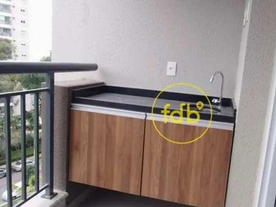 Apartamento com 2 dormitórios para alugar, 56 m² por R$ 3.260,00/mês - Vila Andrade - São