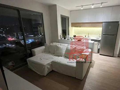 Apartamento com 2 dormitórios para alugar, 65 m² por R$ 7.500,00/mês - Brooklin - São Paul