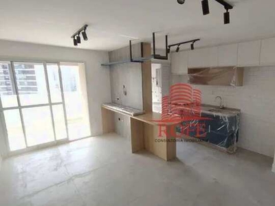 Apartamento com 2 dormitórios para alugar, 69 m² por R$ 6.965,31/mês - Brooklin - São Paul