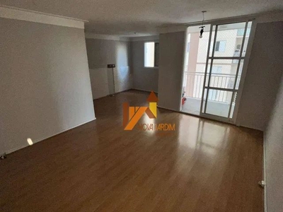 Apartamento com 2 dormitórios para alugar, 73 m² por R$ 2.807,00/mês - Jardim - Santo Andr