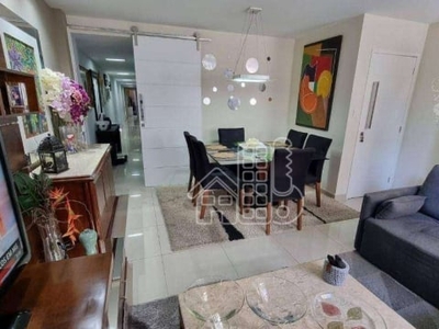 Apartamento com 3 dormitórios à venda, 140 m² por r$ 1.100.000,00 - icaraí - niterói/rj