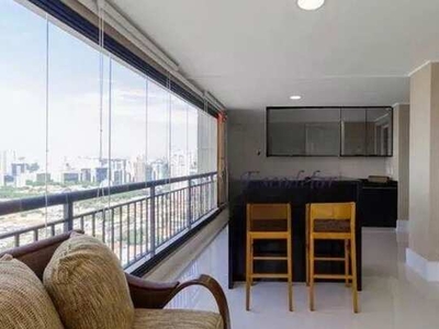 Apartamento com 3 dormitórios para alugar, 134 m² por R$ 17.775,00/mês - Vila Olímpia - Sã