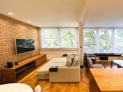 Apartamento com 3 dormitórios para alugar, 140 m² por R$ 15.308,00/mês - Leblon - Rio de J