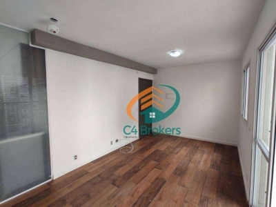 Apartamento com 3 dormitórios para alugar, 65 m² por r$ 2.900,00/mês - vila augusta - guarulhos/sp