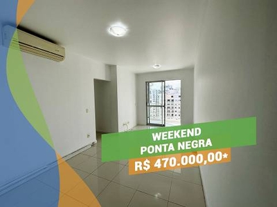 Apartamento com 3 Quartos à venda, 78m² - Ponta Negra