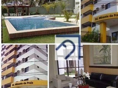 Apartamento com 3 Quartos para alugar, 98 m² por R$ 3.100/mês - Ponta Negra - Natal/RN
