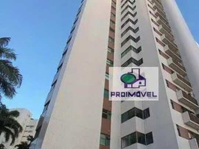 Apartamento com 4 dormitórios para alugar, 183 m² por R$ 8.300,00/mês - Boa Viagem - Recif