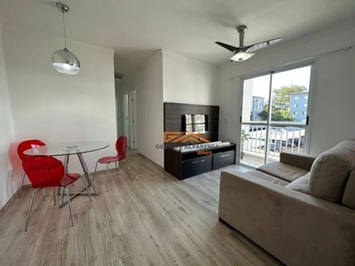 Apartamento MOBILIADO com 2 dormitórios para alugar, 54 m² por R$ 3.150/mês - Jardim Santa