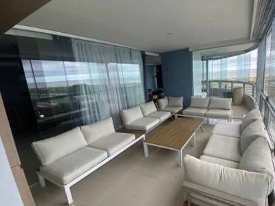 Apartamento na Península, Vista Mar, 4 Suítes, 300 M², Projetado, Climatizado