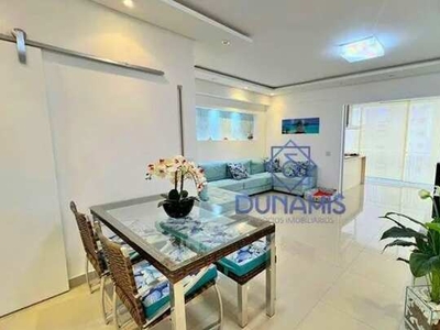 Apartamento para alugar, 121 m² por R$ 7.500,02/mês - Vila Alzira - Guarujá/SP