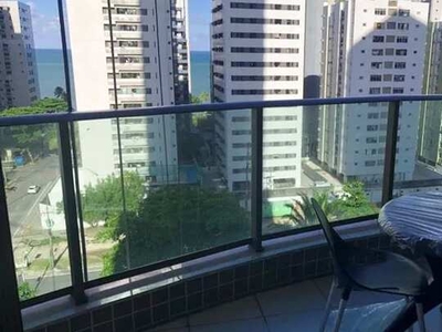 Aptº totalmente mobiliado para aluguel, 187m², 4 suítes, em Boa Viagem, Recife - PE