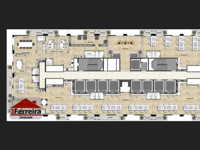 BARRA FUNDA, sala comercial com 310m², 8 vagas, 8 banheiros