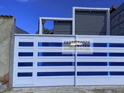 Casa para venda tem 90 metros quadrados com 2 quartos em Caiçara - Praia Grande - SP