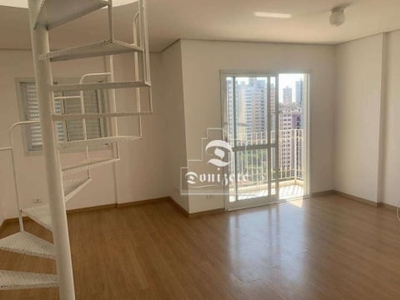 Cobertura, 150 m² - venda por r$ 1.268.000,00 ou aluguel por r$ 4.992,00/mês - jardim - santo andré/sp