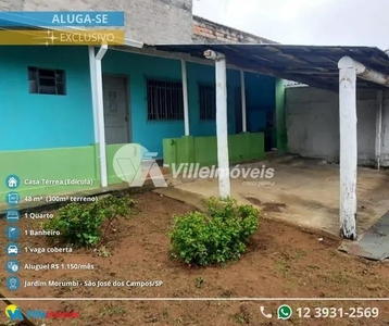 Edícula com 1 dormitório para alugar, 48 m² por R$ 1.150/mês - Cidade Morumbi - São José d