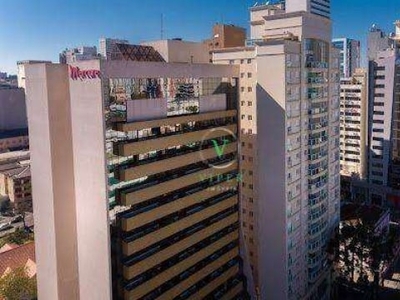 Flat à venda, 80 m² por r$ 490.000,00 - centro - curitiba/pr