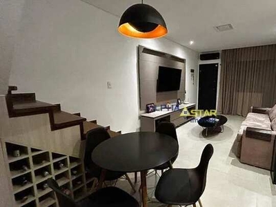 Flat com 2 dormitórios, 127 m² - venda por R$ 1.300.000 ou aluguel por R$ 12.040/mês - Edi