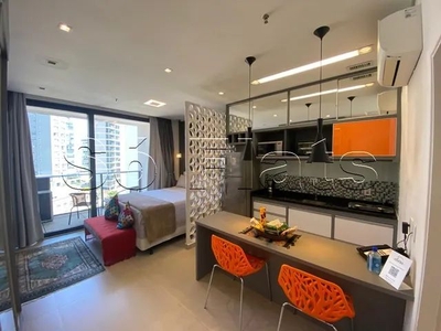 Lindo e moderno, melhor definição do FL Residence, Flat na Vila Olímpia. Com entrada imedi