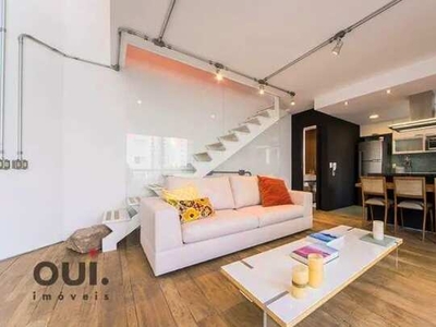 Loft com 1 dormitório, 74 m² - venda por R$ 1.850.000,00 ou aluguel por R$ 13.013,00/mês