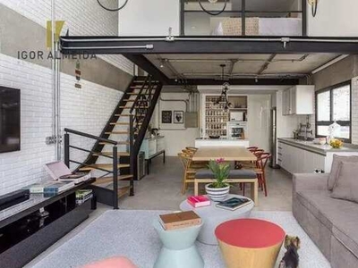 Loft com 1 dormitório para alugar, 110 m² por R$ 17.122,00/mês - Jardim América - São Paul