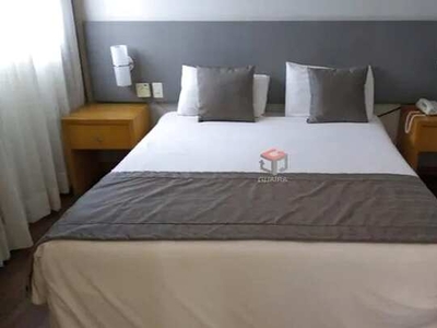 Ótimo flat para locação de 55 m² com 1 quarto, 1 vaga - Centro de Santo André - SP