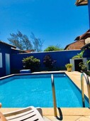 FOGUETE6Q16P - Casa 6 qts / piscina / Frente Praia