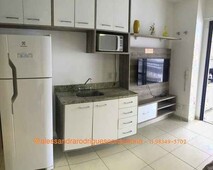 Oportunidade andar alto apartamento mobiliado 1 dorm c vaga apenas 520.000,00