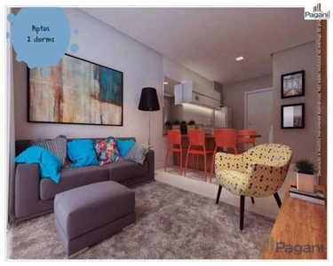 Apartamento com 2 dormitórios à venda, 48 m² por R$ 192.000,00 - Praia de Fora - Palhoça/S