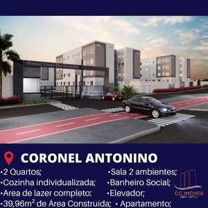 Apartamentos MRV para venda com 40m² com 2 quartos, Parque Canto das Gaivotas - Coronel An